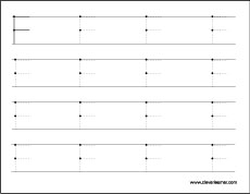 Letter F tracing sheets for kids