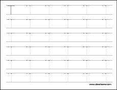 upper case letter T tracing sheets