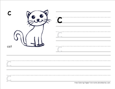 how to write small c prctice sheet