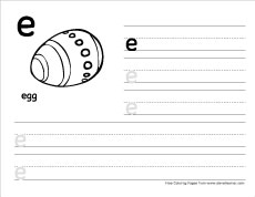 how to write small e prctice sheet