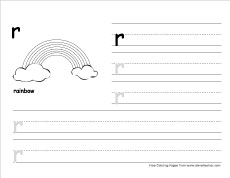 how to write small r prctice sheet