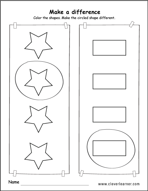which is the odd shape in the group