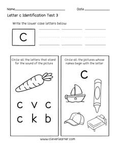 Children alphabet identification activities 