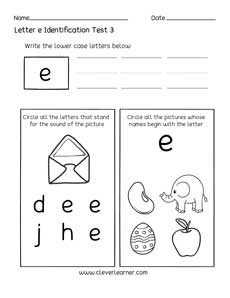 Children alphabet identification activities 