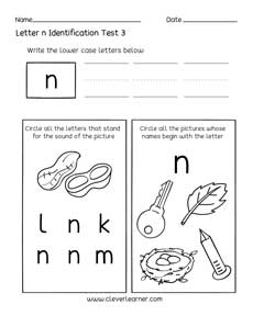 Children alphabet identification activities 