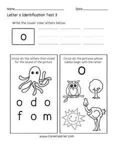 Children alphabet identification activities 