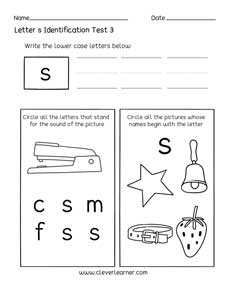 Children alphabet identification activities 