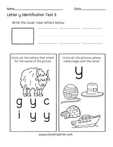 Children alphabet identification activities 