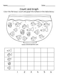 Count and graph printable sheet