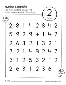 Homeschool number scramble resources