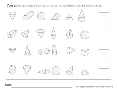 cone shape activity 4