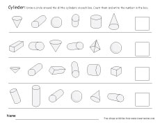 cylinder shape activity 4