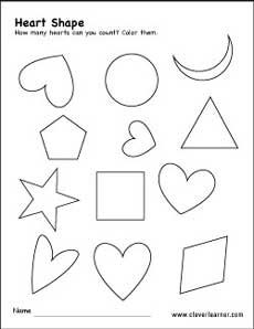identify and count the heart shape activity
