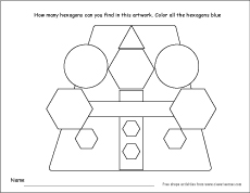 six sided shape shape activity 5