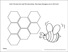 hexagon shape activity 6