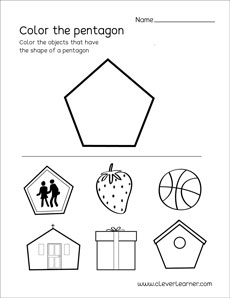 homeschool pentagon preschool activity
