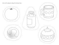 fun sphere cutout activity for kids