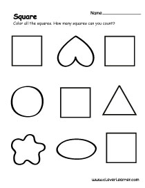 square shape activity 2